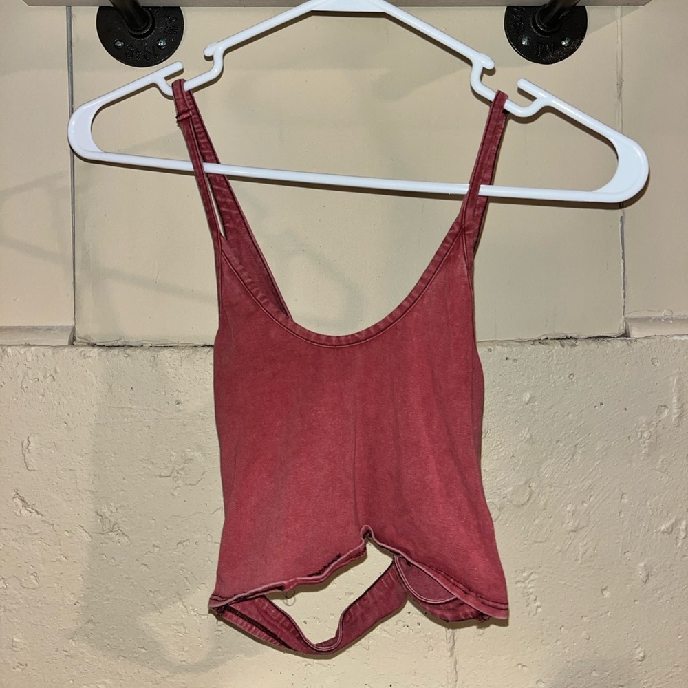 Stylish Red Crop Top